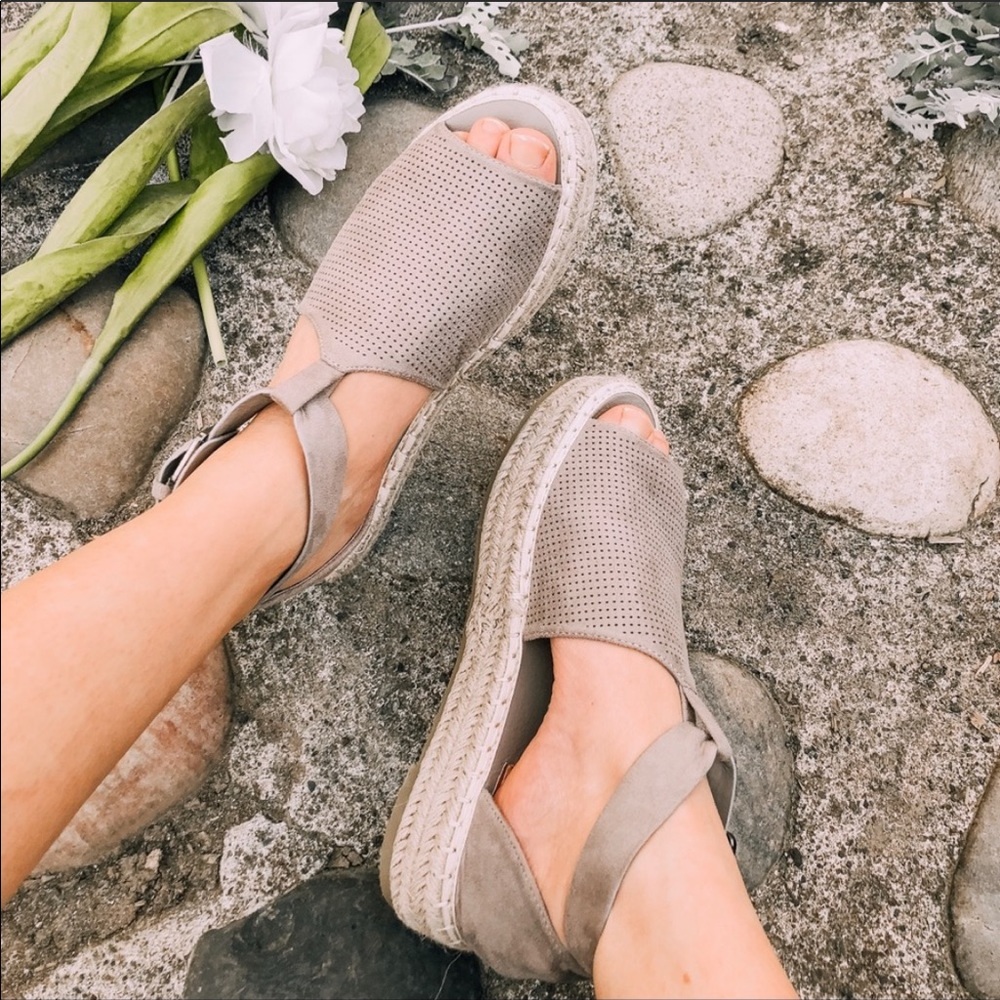 ESME open toe cutout espadrilles